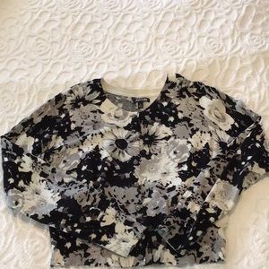 Apt 9 womens black & white cardigan